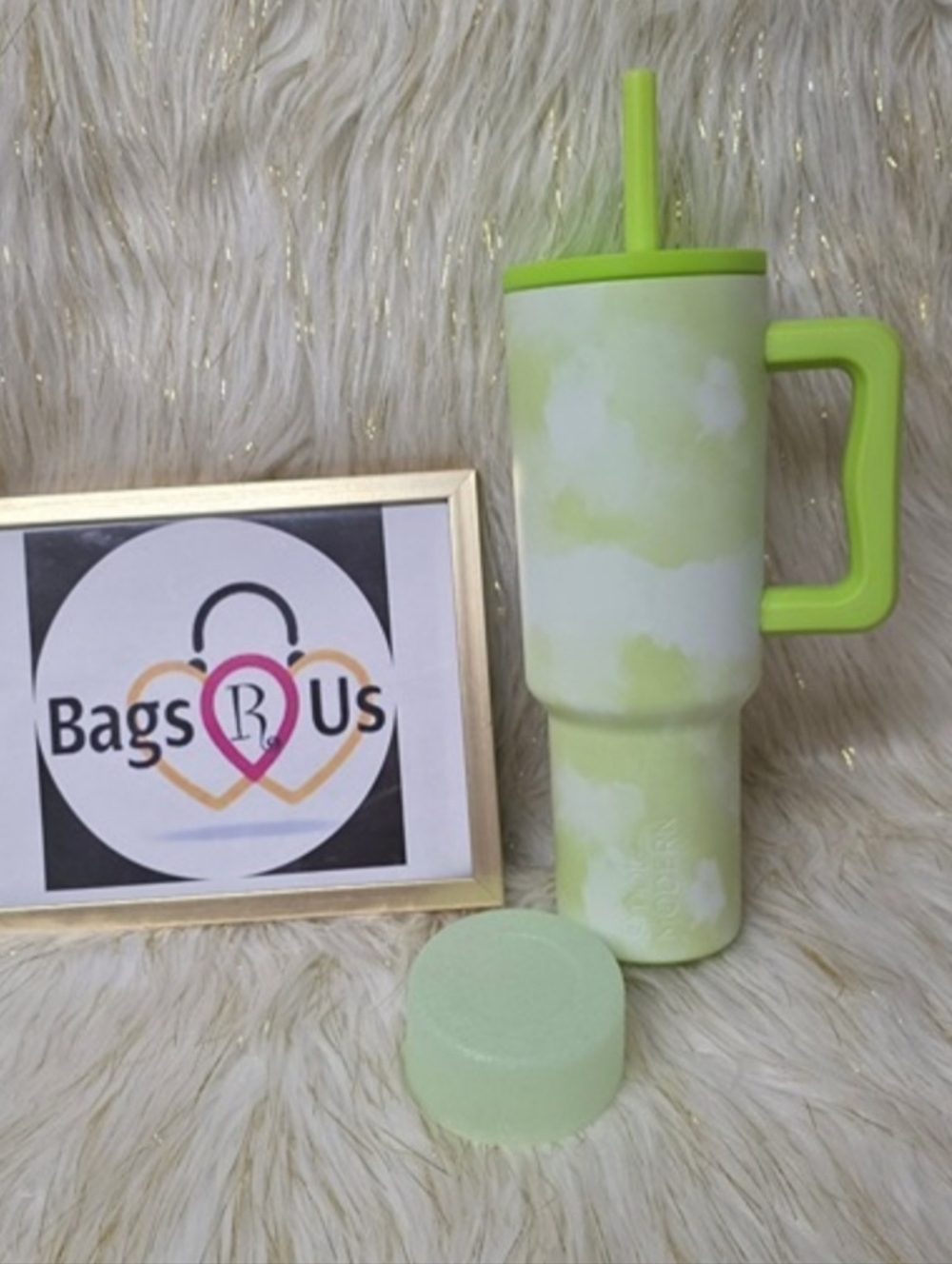 SIMPLE MODERN 40 OZ SIGNATURE TREK LEAKPROOF TUMBLER CHARTREUSE TYE DYE W/BOOT